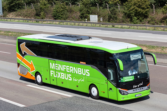 Aвтобус  Flixbus и MeinFernBus