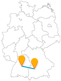 Nutzen Sie die Fahrt im Fernbus Augsburg Stuttgart, um günstig zwischen Bayern und Baden-Württemberg zu pendeln.