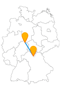 Die Fahrt im Fernbus Bamberg Kassel eröffnet viele Wander- und Freizeitmöglichkeiten.