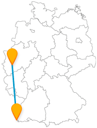Die Reise im Fernbus zwischen Basel und Köln könnte besonders für Kinder spannend werden.