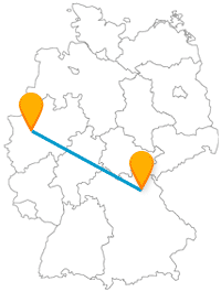 Die Reise mit dem Fernbus von Bayreuth nach Essen verbindet bayrische Gemütlichkeit mit industriellem Charme.
