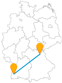 Die Reise mit dem Fernbus von Bayreuth nach Freiburg: Reisen Sie einmal quer durch Süddeutschland.