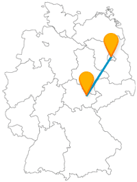Erfahren Sie auf Ihrer Reise mit dem Fernbus zwischen Berlin und Jena, wer die Currywurst erfunden hat, und genießen Sie einen beeindruckenden Botanischen Garten.