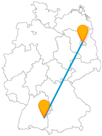 Die Reise im Fernbus zwischen Berlin und Ulm könnte einer Weltreise nahekommen.