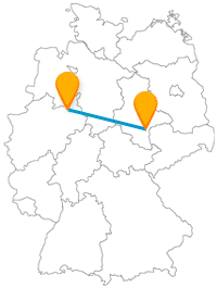 Keine Angst, auf der Fernbusfahrt zwischen Bielefeld und Halle an der Saale wird nicht nur gesponnen.