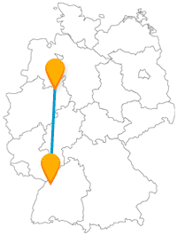 Die Reise mit dem Fernbus von Bielefeld nach Karlsruhe könnte als Museumstour interessant werden.