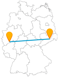 Reisen Sie mit dem Fernbus zwischen Dresden und Bonn vom Elbflorenz zum ehemaligen Regierungssitz.
