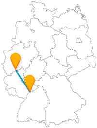 Ehemalige Hauptstadt Deutschlands oder wichtiger Verkehrsknotenpunkt, der Fernbus zwischen Bonn und Mannheim bringt Sie an beide Orte.