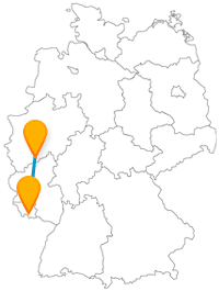 Politisch-historisch kann es auf der Reise mit dem Fernbus zwischen Bonn und Saarbrücken zugehen.