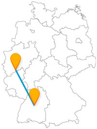 Kuns- und stilvoll kann es auf der Reise im Fermbus zwischen Bonn und Stuttgart zugehen.