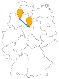Mit dem Fernbus von Braunschweig nach Bremen geht es von einer Löwenstadt zu einer Vier-Musikanten-Stadt.