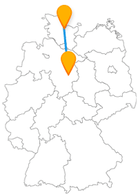 Ob Löwe und Dom oder Wasser und Fische, der Fernbus zwischen Braunschweig und Kiel verbindet Kontraste.