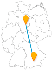 Feste feiern oder Sehenswürdigkeiten entdecken - die Reise mit dem Fernbus von Braunschweig nach München macht es möglich.
