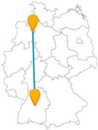 Genießen Sie das nordische Flair auf Ihrer Fernbusreise zwischen Bremen und Stuttgart.