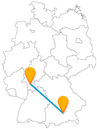 Mit dem Fernbus zwischen Darmstadt und München haben Sie verschiedene Märkte und Sehenswürdigkeiten zum Ziel.