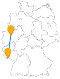 Die Reise mit dem Fernbus von Dortmund nach Saarbrücken bringt Sie der saarländischen Geschichte näher.