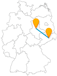 Ob Wohntürme oder Terrasse, der Fernbus zwischen Dresden und Magdeburg ermöglicht beides.