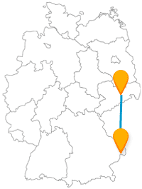 Mit dem Fernbus von Dresden nach Passau gelangen Sie ins Drei-Flüsse-Eck.