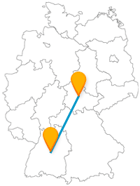 Auch für Autofans ist die Reise im Fernbus von Erfurt nach Stuttgart lohnenswert.