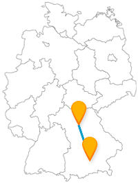 Ob Orangerie oder Geo-Zoo, die Reise mit dem Fernbus zwischen Erlangen und München ist abwechslungsreich.