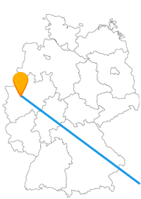 Die Reise mit dem Fernbus von Essen nach Wien fährt von einer grünen in eine sehr kulturelle Stadt.