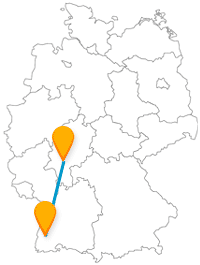 Eine Reise mit dem Fernbus Frankfurt Freiburg offenbart eventuell ein wenig den Kontrast zwischen den beiden Städten.