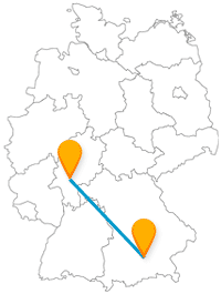 Fernbusverbindung Frankfurt München