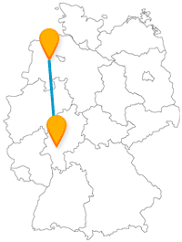 Pendeln Sie mit dem Fernbus von Frankfurt nach Oldenburg zwischen Großstadttrubel und Nordseeluft.