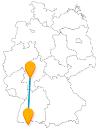 Gönnen Sie sich auf der Reise mit dem Fernbus zwischen Frankfurt und Zürich ein Glas Ebbelwei und einen Tag am Zürichsee.