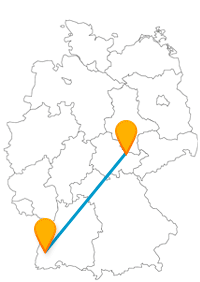 Mit dem Fernbus von Freiburg nach Jena gelangen Sie zum Schlossbergturm von Freiburg und zum Fuchsturm.