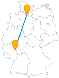 Die Busreise mit dem Fernbus von Hamburg nach Mainz könnte ein abwechslungsreiches Erlebnis werden.