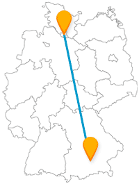 Fernbusverbindung Hamburg München