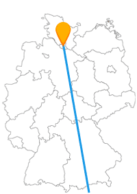Auf Ihrer Reise mit dem Fernbus zwischen Hamburg und Rom können prächtige Segelschiffe mit kolossalen Bauwerken konkurrieren.
