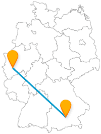 Der Fernbus Köln München pendelt zwischen zwei feierfreudigen Metropolen.
