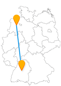 Erleben Sie mit der Reise im Fernbus Oldenburg Stuttgart einen sehenswerten Kontrast zwischen den beiden Städten.