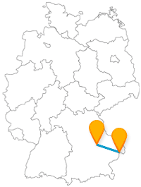 Mit dem Fernbus von Passau nach Regensburg reisen Sie von der Dreiflüssestadt in die Zweiflüssestadt.