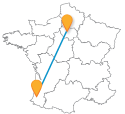 Prendre le bus de Dax à Paris low cost