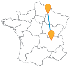 Comparer les prix des trajets de bus de Lyon à Reims