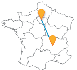 Les meilleurs trajets en bus de Paris à Saint-Etienne