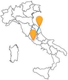 Scegliete l'orario del bus tra Ancona e Roma