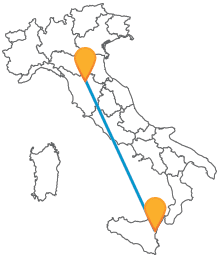 Il viaggio tra Sicilia e Toscana sarà economico con un pullman da Catania a Firenze