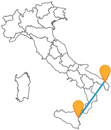 Dalle coste siciliane a quelle pugliesi viaggiando con un autobus tra Catania e Lecce