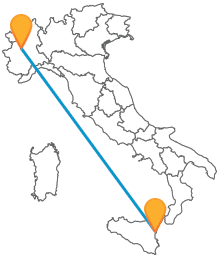Attraversate l'Italia senza sforzi con il pullman da Catania a Torino
