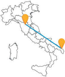 Attraversate l'Italia con l'autobus tra Firenze e Lecce