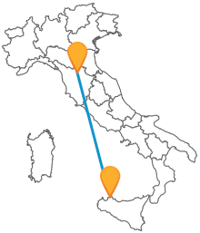 Scoprite due realtà della storia italiana dopo aver viaggiato in autobus tra Firenze e Palermo