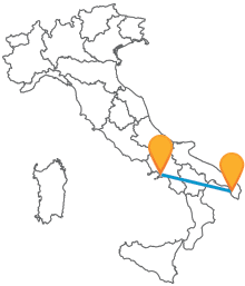 Viaggiate tra Salento e Campania con un pullman tra Gallipoli e Napoli