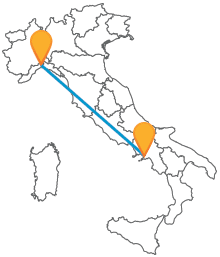 In autobus da Genova a Napoli: semplice ed economico