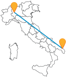 Viaggiare in pullman lungo tutta l'Italia non è un problema: prendete un autobus da Lecce a Milano e scopritelo